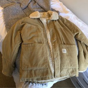 Urban Outfitters Sherpa-Lined Corduroy Coat